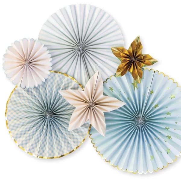 Paper Fan Flowers - Etsy