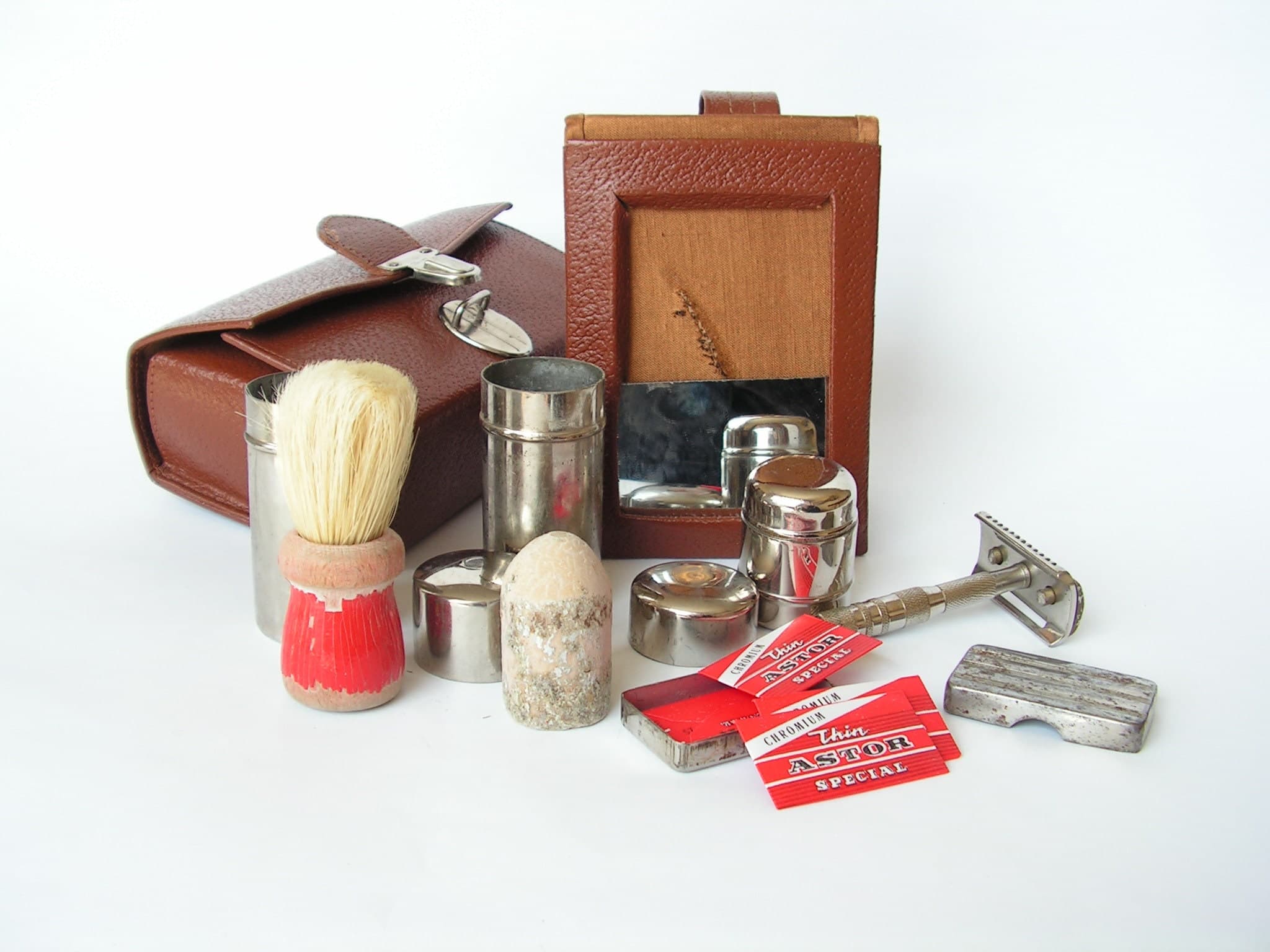 Full Set Shaving Kit Vintage Shaving Kit Men's Toiletries - Etsy