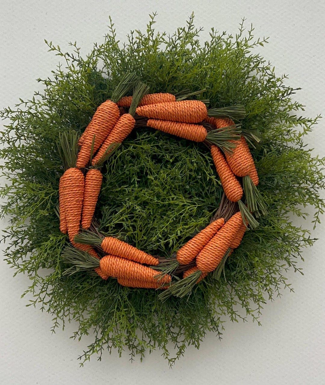 Spring Carrot Wreath, Easter Greenery Wreath, Summer Wreath - Etsy