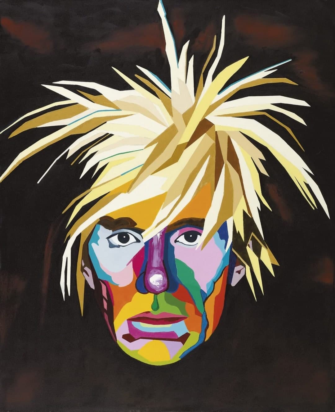 Andy Warhol Portrait Art Print, Modern Colorful Pop Art, Famous People ...