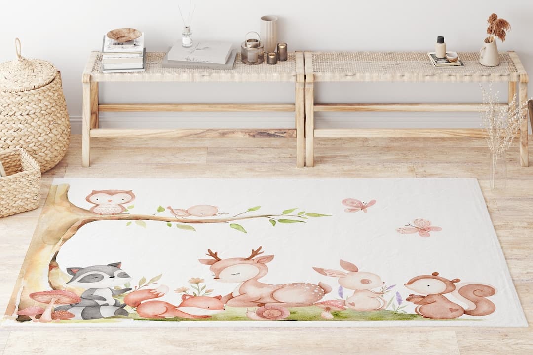 Tree Hong Kong gyerekszőnyeg, 70 x 140 cm - Think Rugs | Bonami