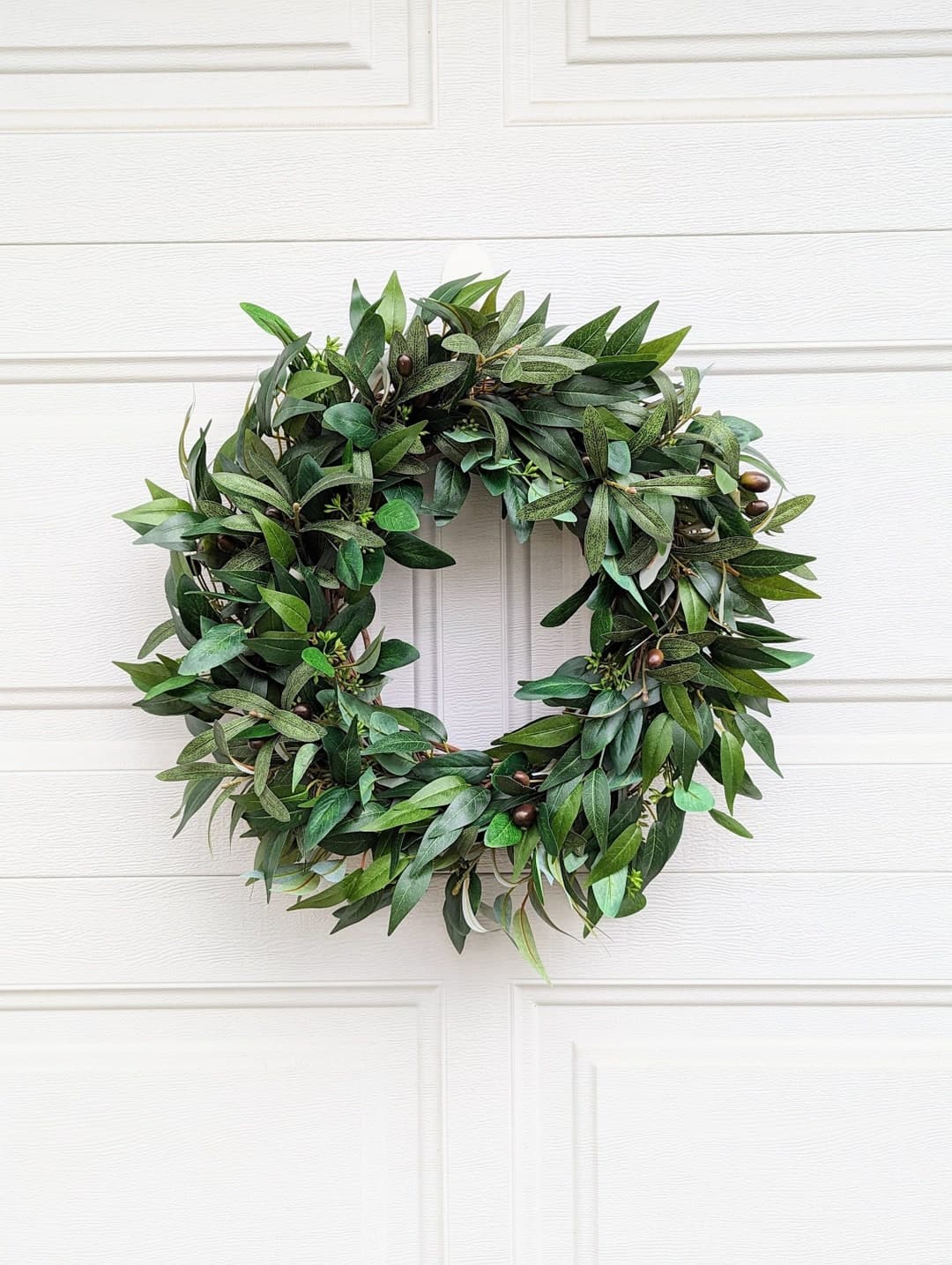 Olive Wreath, Eucalyptus Wreath,seeded Eucalyptus and Olive Wreath ...
