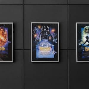Star Wars Original Trilogy Movie Poster Prints - Luke Skywalker, Han ...
