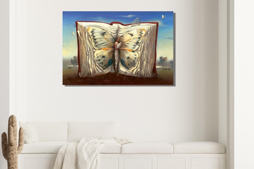 Departure of the Winged Ship by Kush Canvas Wall Art,vladimir Kush ...