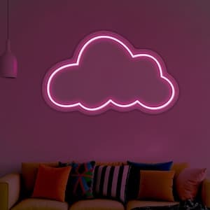 Cloud Neon Sign, Kids Room Wall Decor, Nursery Clouds Wall Sign Art ...