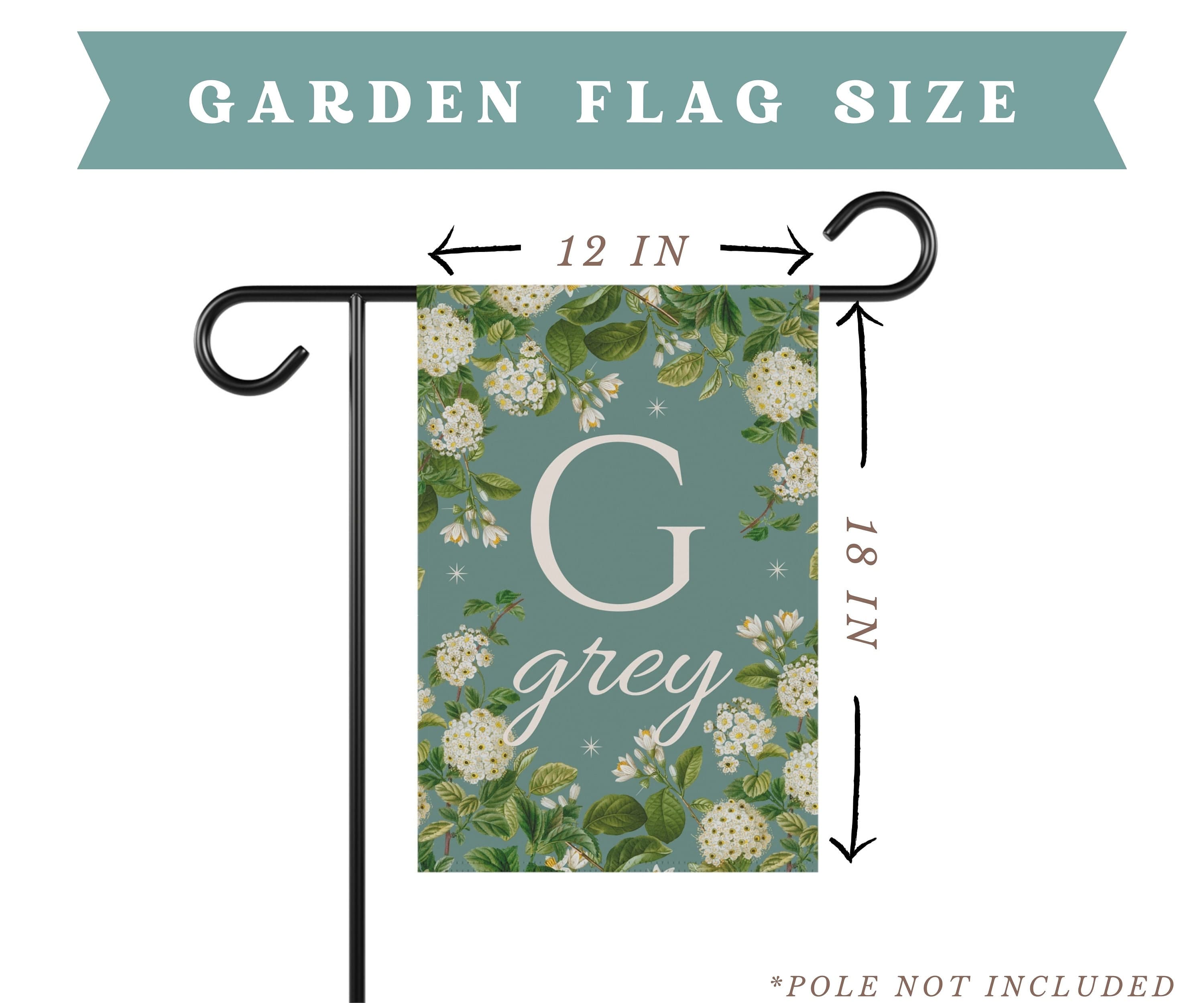 Custom Flag Company Union Jack Floral Garden Flag