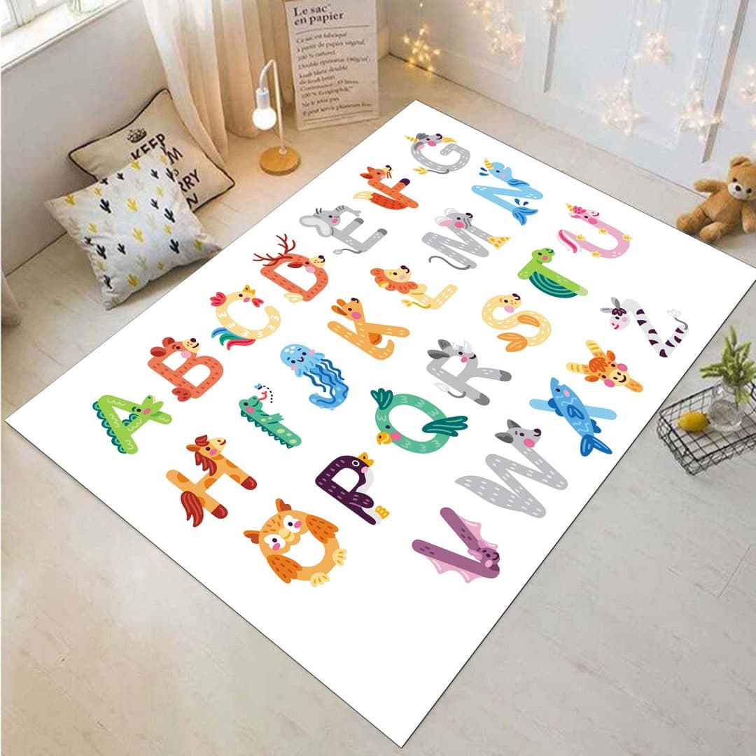 Matrix Kiddy Alphabet Animals Kids Rug