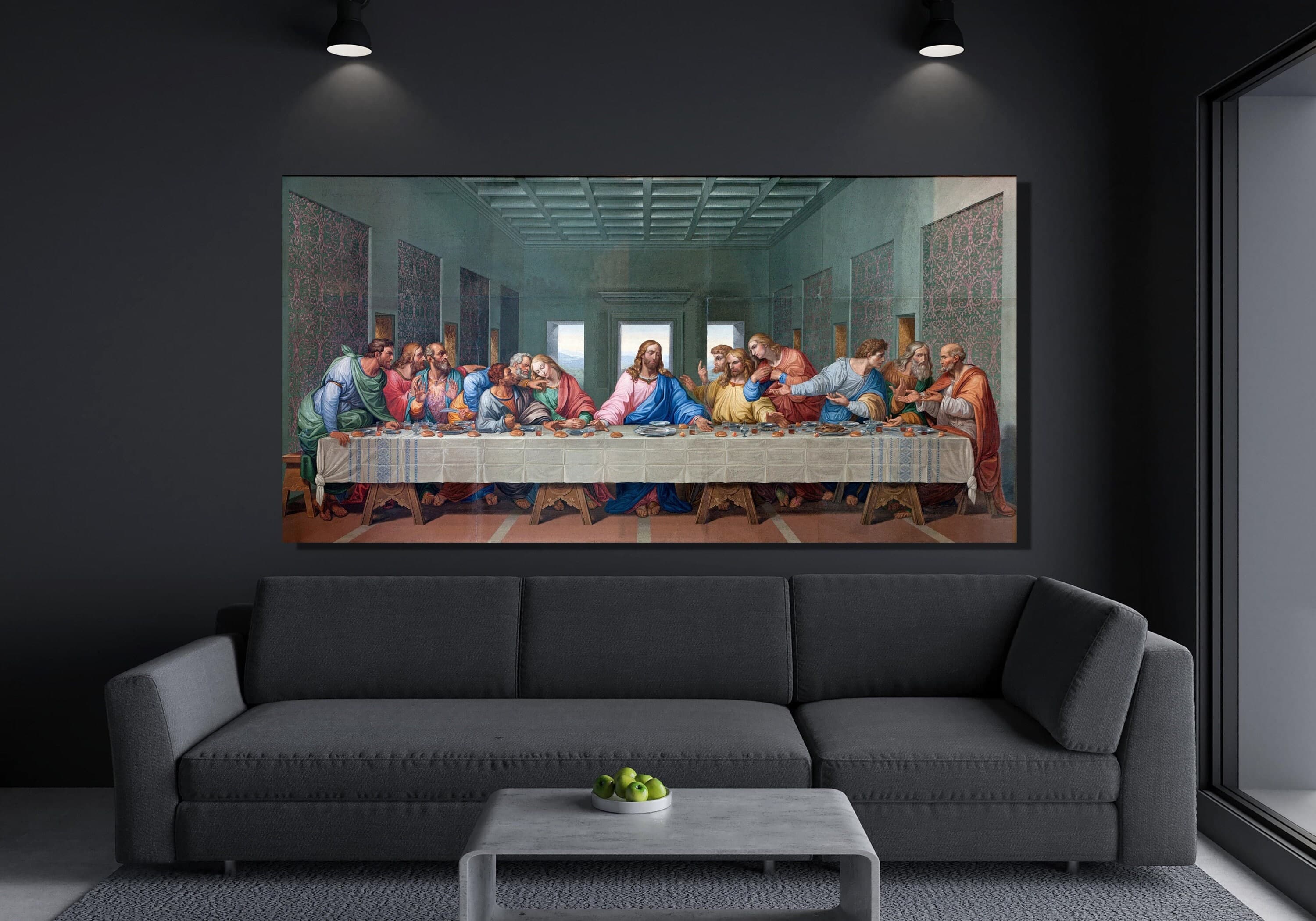 The Last Supper by Leonardo da Vinci Canvas Wall Art