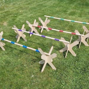 Hobby Horse Set 4 Cavaletti Obstacles Hobbyhorse Jumps Activity Hurdles ...