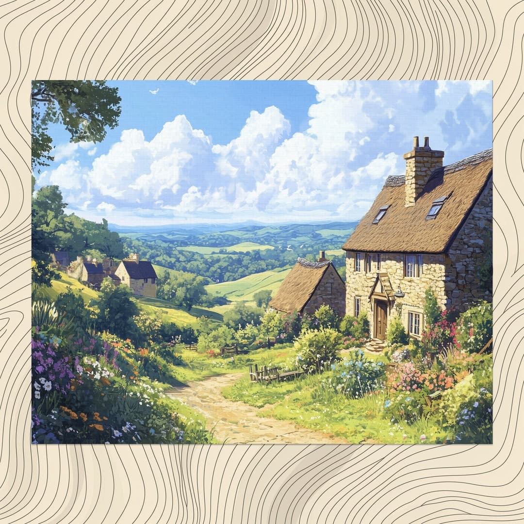 House of Dorchester British Countryside Seasons Canvas Collection