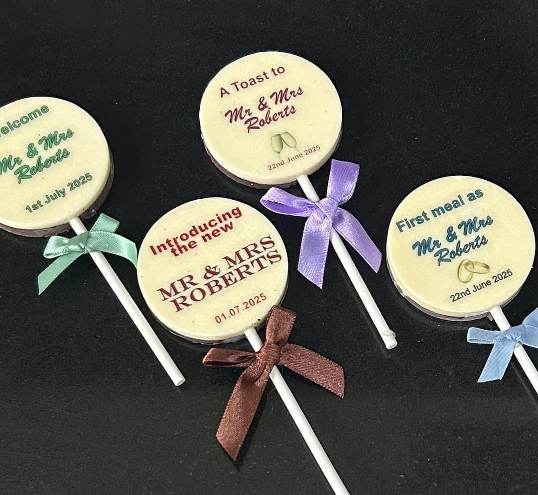 Personalised Belgian Chocolate Wedding Favours - Etsy UK