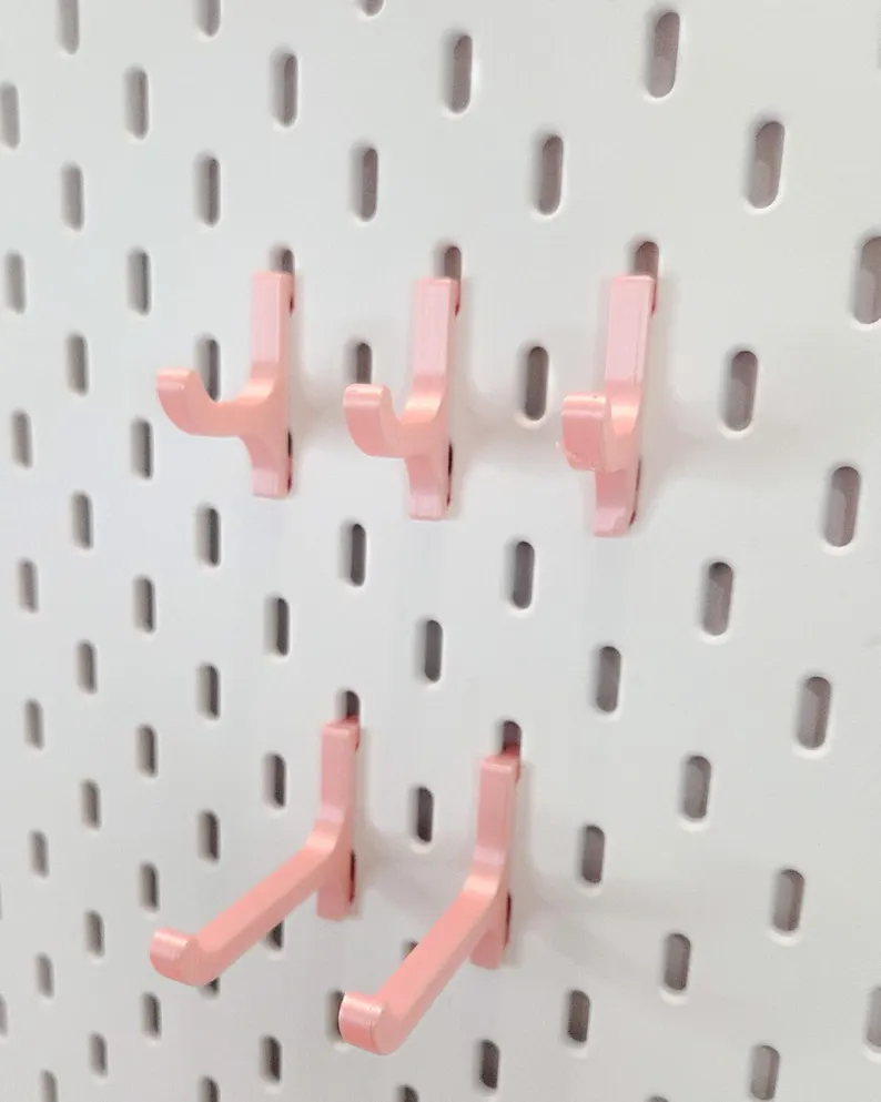 Ikea Skadis Pegboard Hooks Set: Craft Room & Garage Organizer - Etsy