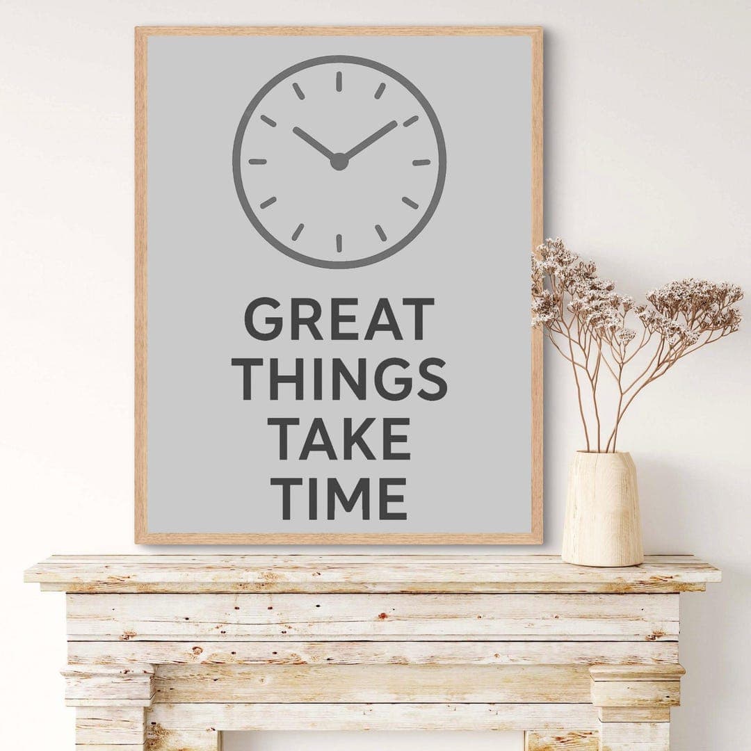 Modern Office Wall Decor | Minimalist Productivity Quote Printable ...