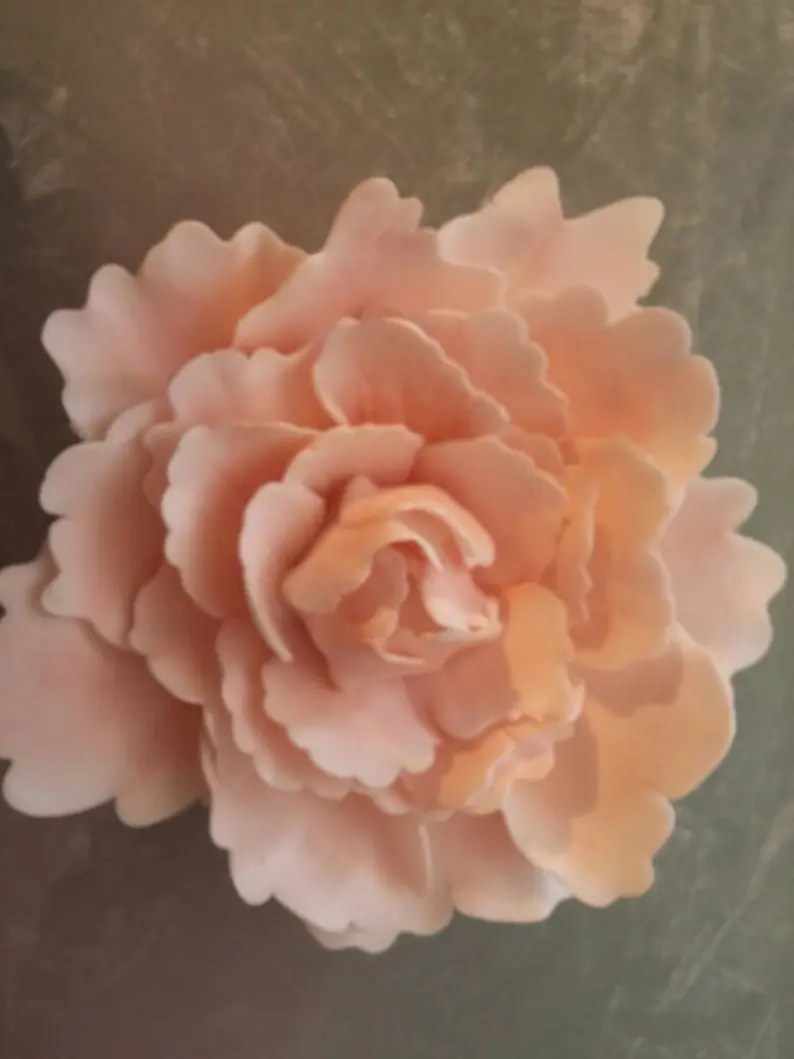 4 Peonies / Peony / Edible Gum Paste PEONY / Any Colors / Cake - Etsy