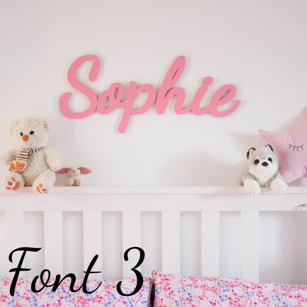 Etsy UK Personalised Wooden Name Sign