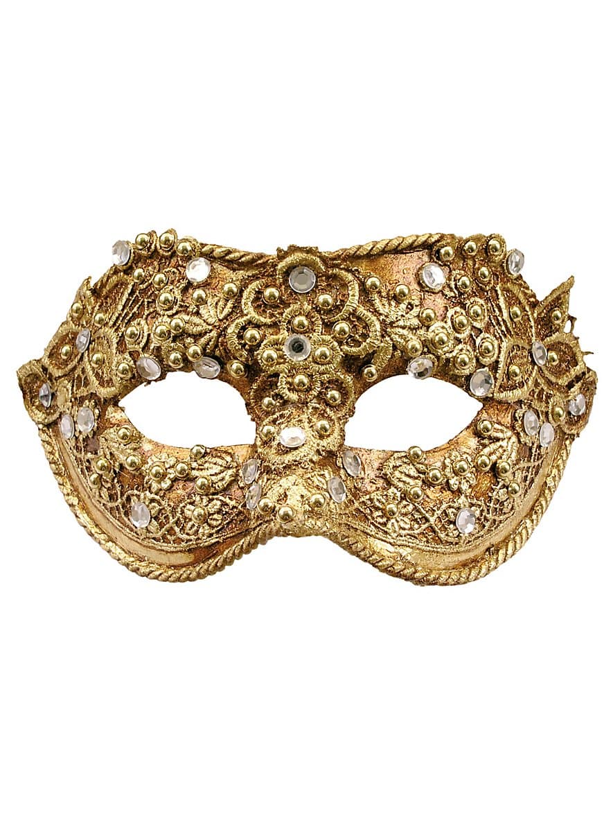 Original Venetian Handmade Colombina Macramé Mask by VenetianMasksShop