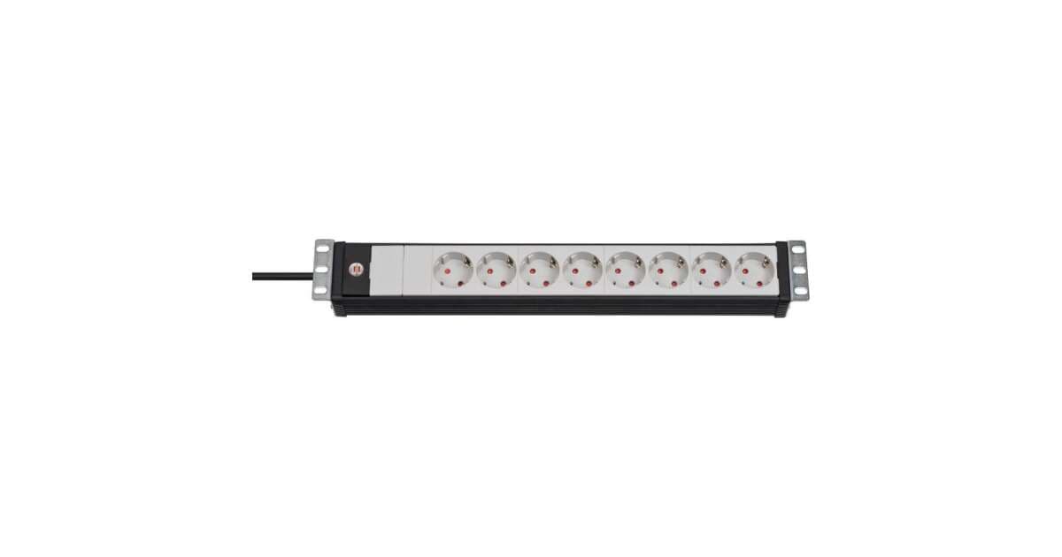 Brennenstuhl Premium-Line 19 Rack Mount Power Distribution Unit with 8 ...