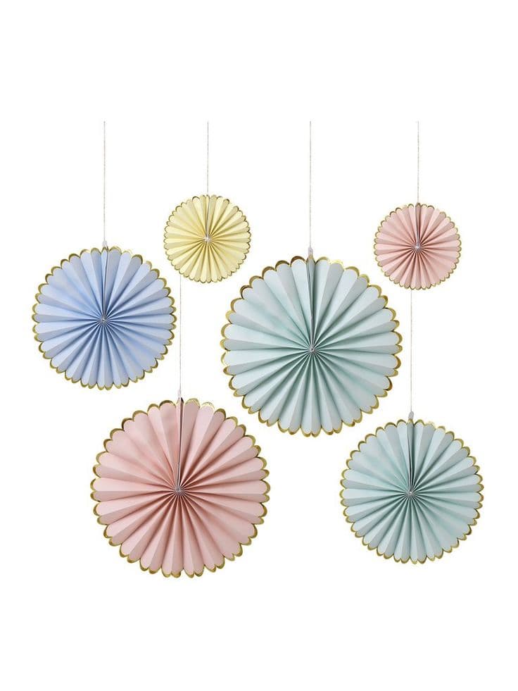 Pastel pinwheel decorations | Pinwheel decorations, Paper fan ...