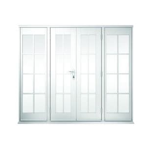 Wickes Coniston Georgian Bar Softwood French Doors 6ft With 2 Side ...