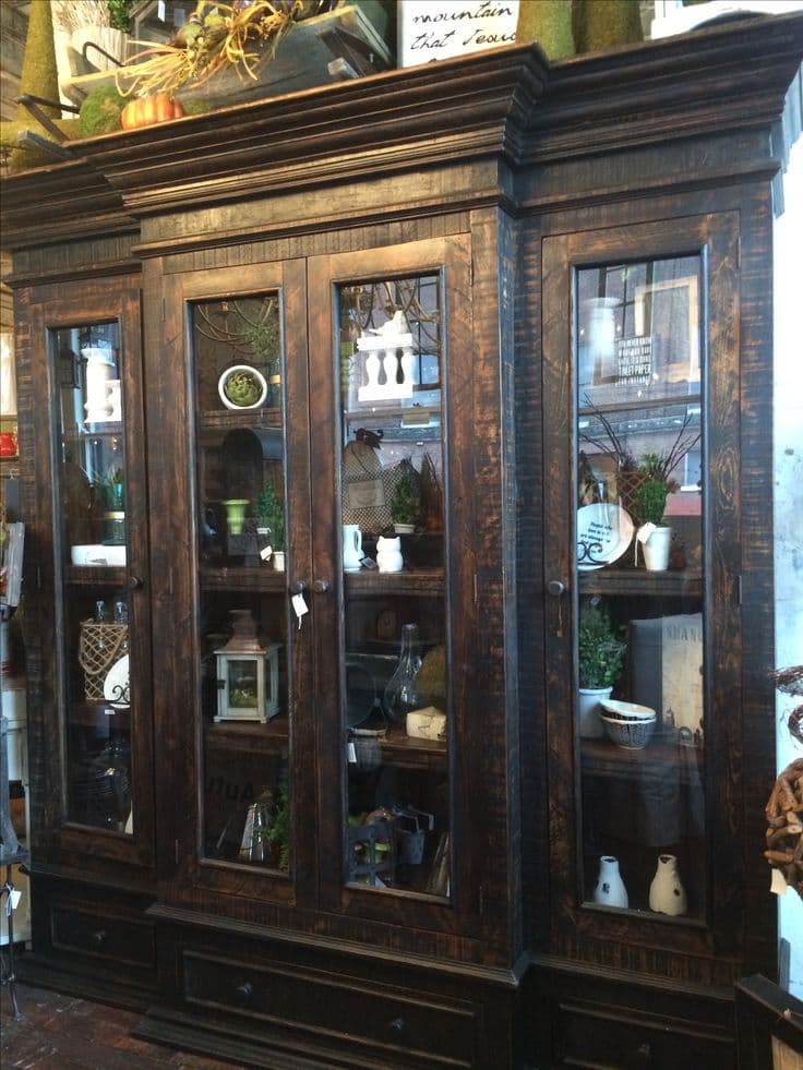Stylish Wooden China Cabinet for Home Decor