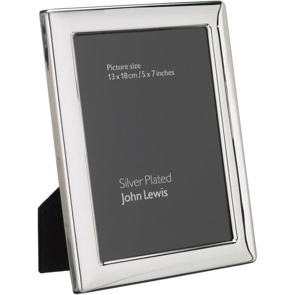 Silver Plated Frames | John Lewis | Online photo frames, Photo frames ...