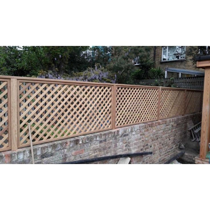 Wood Lattice Panel Trellis | Wood trellis, Lattice, Backyard ...