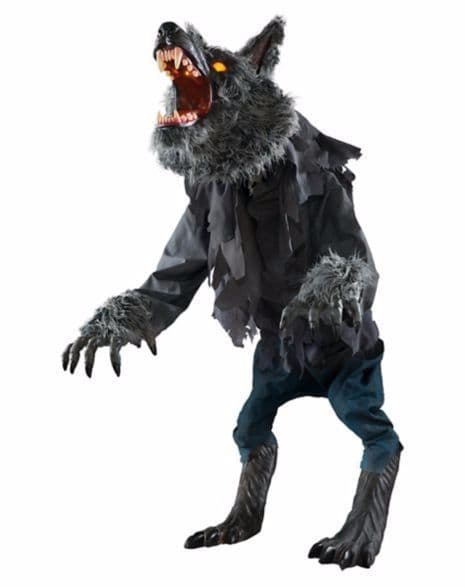 Animated Werewolf Halloween Prop Haunted Monster Yard Zombie ...