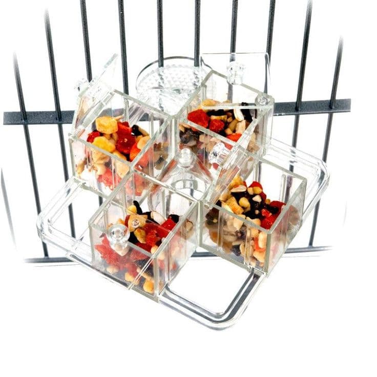 Foraging Carousel For Parrots | Bird toys, Bird supplies, Foraging