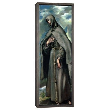St. Francis Of Assisi Canvas Wall Art by El Greco | iCanvas in 2025 ...
