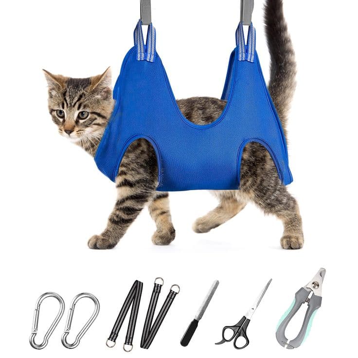 Pet Grooming Hammock for Small Dogs & Cats - Nail Trimming Sling with ...