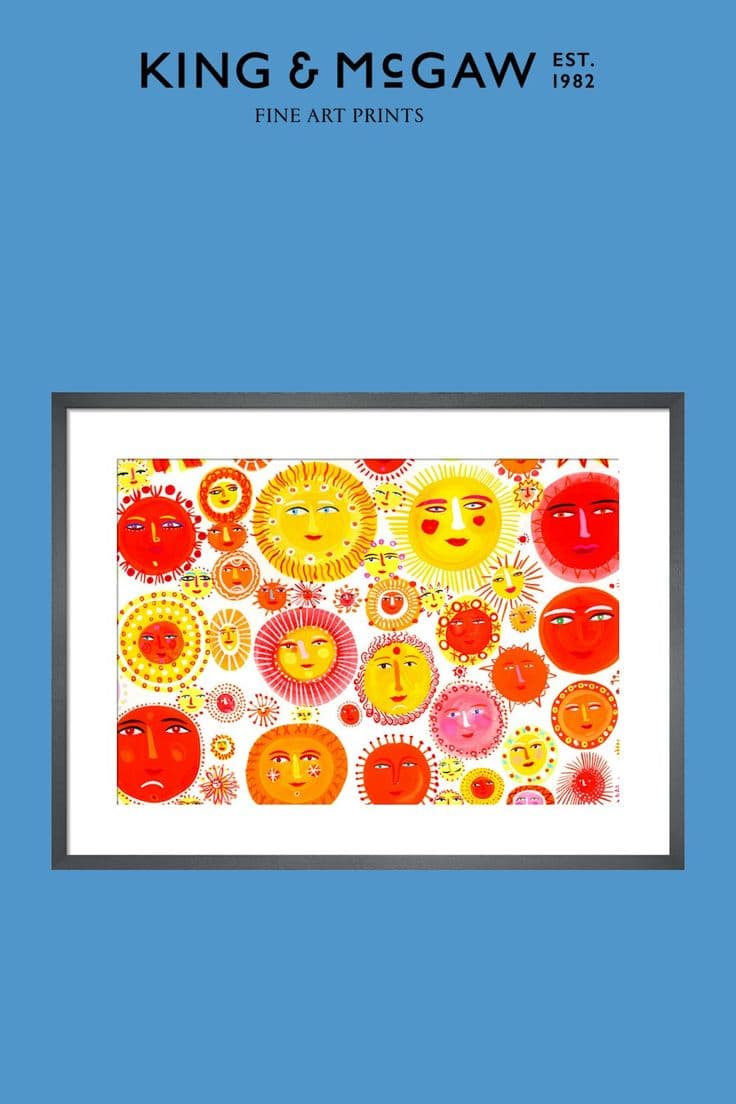Suns 3 by Christopher Corr - art print from King & McGaw | Art prints ...