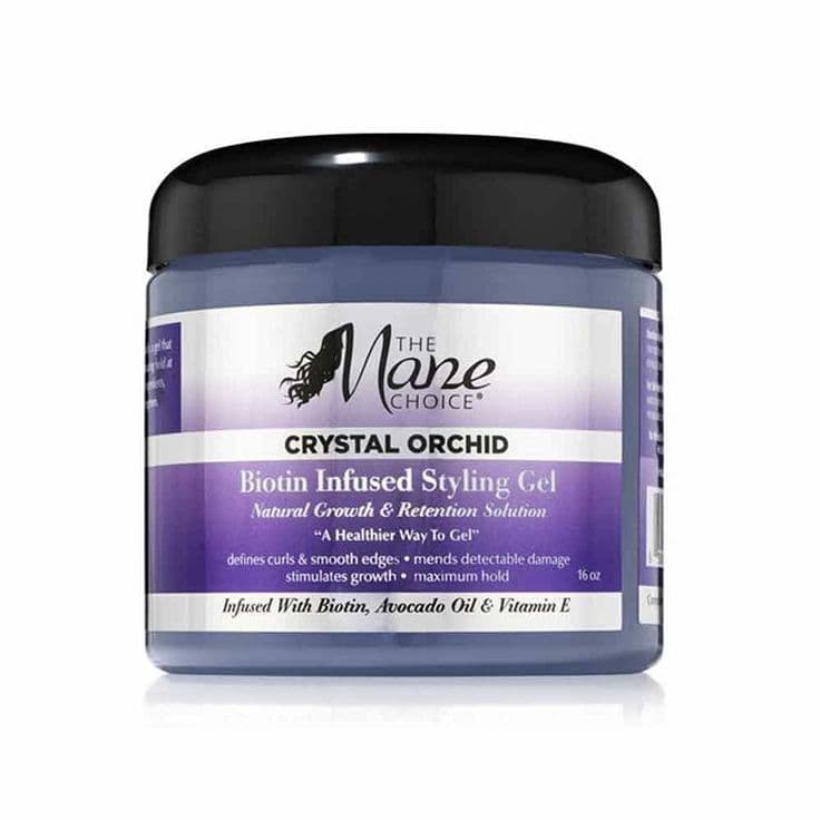 Mane Choice Crystal Orchid Biotin Infused Styling Gel Maximum Hold 16oz ...