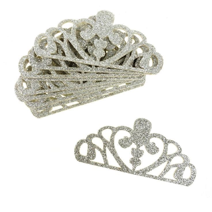 EVA Glitter Foam Tiara Crown Cut-outs, 3-inch, 10-count - Etsy | Tiaras ...