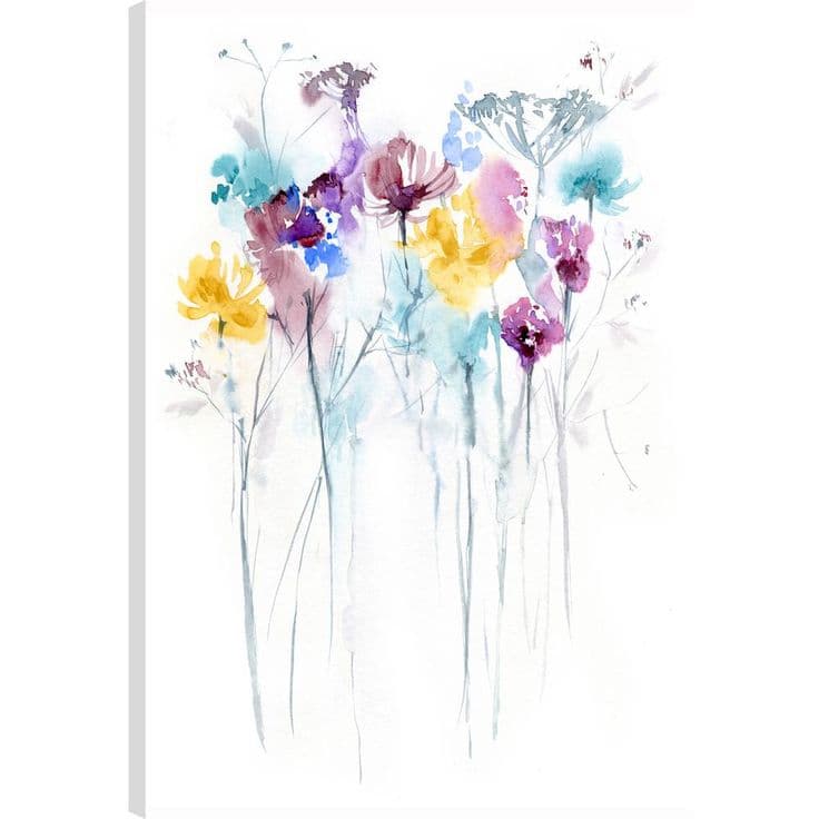 ArtMaison Royaume-Uni The Flowers XI, Abstract Art,Printed Canvas Gallary ...