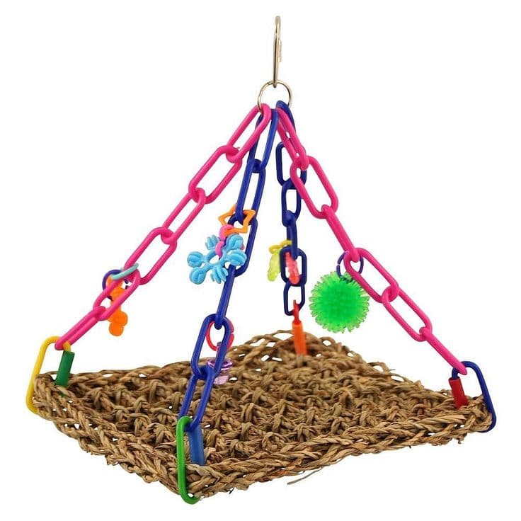 Super Bird Creations SB747 Mini Flying Trapeze Bird Toy for Parrotlets ...