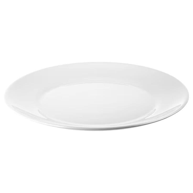 OFTAST Plato, blanco, 25 cm - IKEA Colombia | Plates, Ceramic plates ...