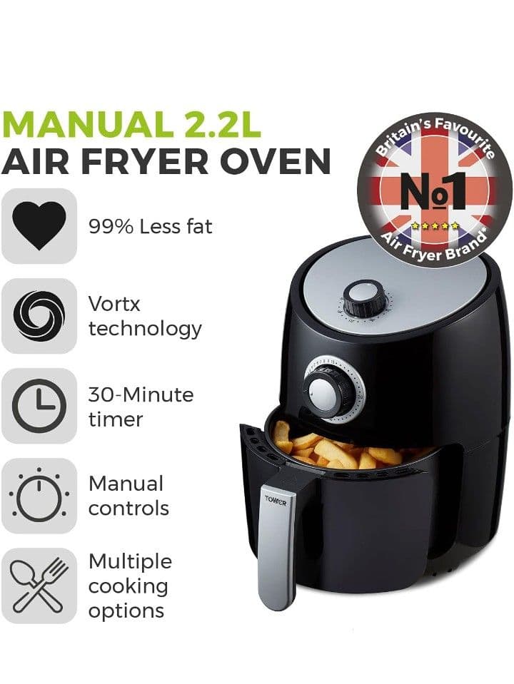 Tower T17023 Air Fryer with Vortx Technology