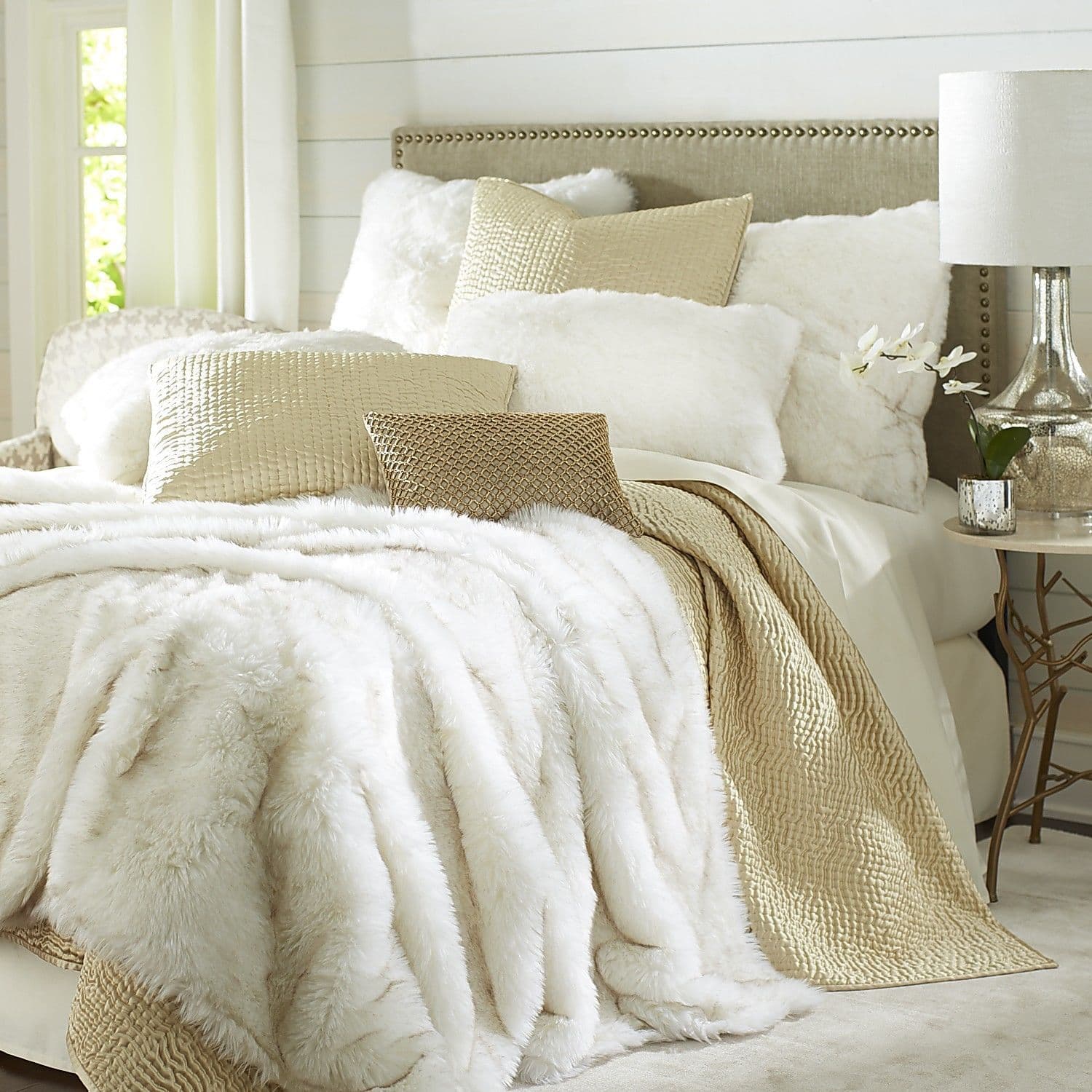 Faux Fur Blanket & Sham - Arctic Fox | Bedroom decor, Home decor ...