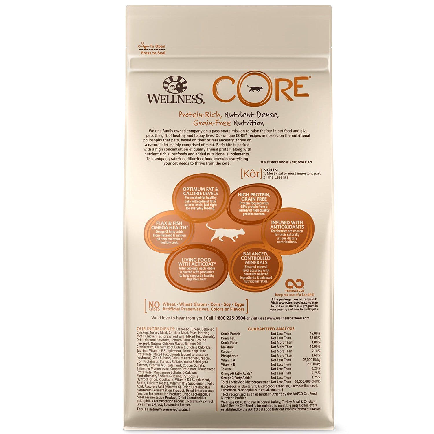 Wellness CORE Grain-Free Dry Cat Food