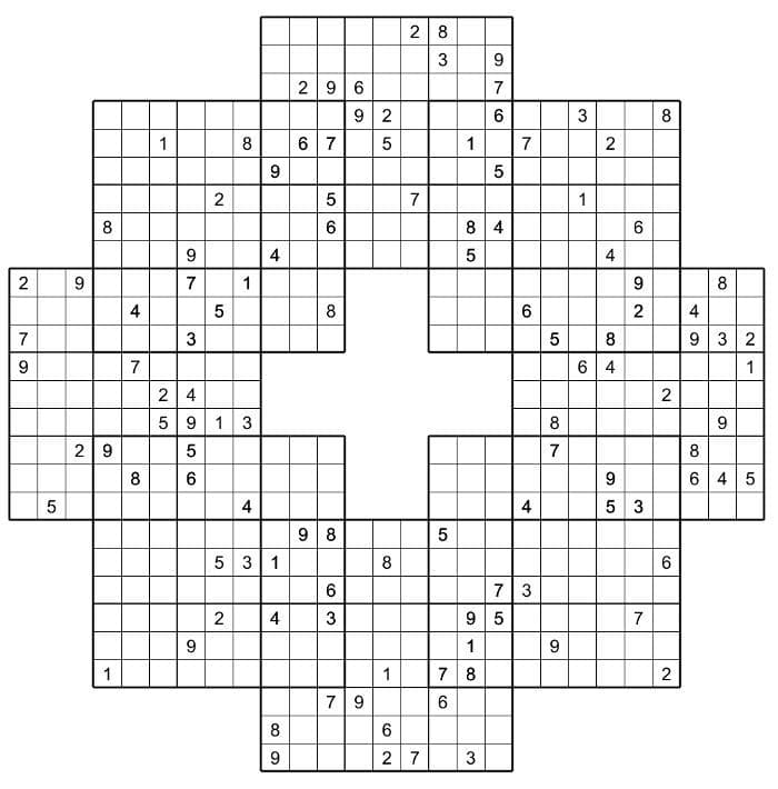 Harakiri compendium double samurai sudoku variants – Artofit