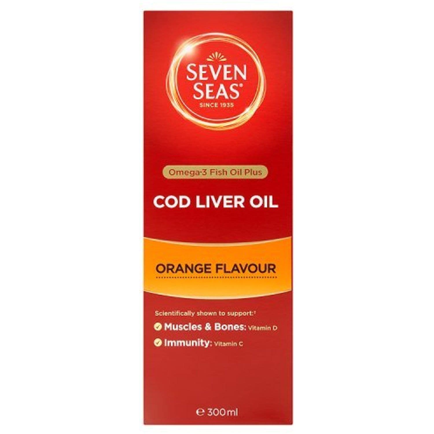 Seven Seas Pure Cod Liver Oil Extra High Strength 300…