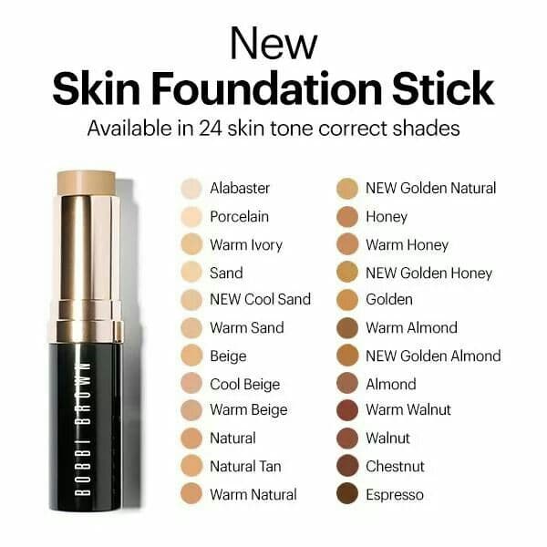 Bobbi Brown Skin Foundation Stick in Porcelain | Bobbi brown foundation ...