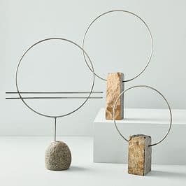 Petrified Wood Object on Stand, Decorative Accents | west elm | Metal ...