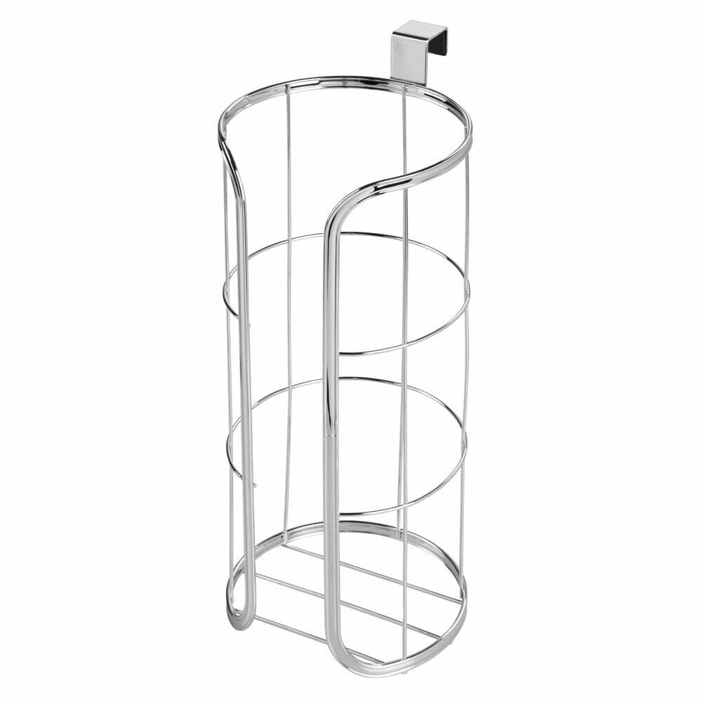 Metal Wire Over Tank Toilet Tissue Paper Roll Holder & Dispenser - 3 ...