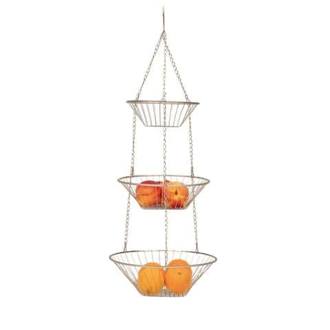 RSVP International Endurance 3-Tier Hanging Basket