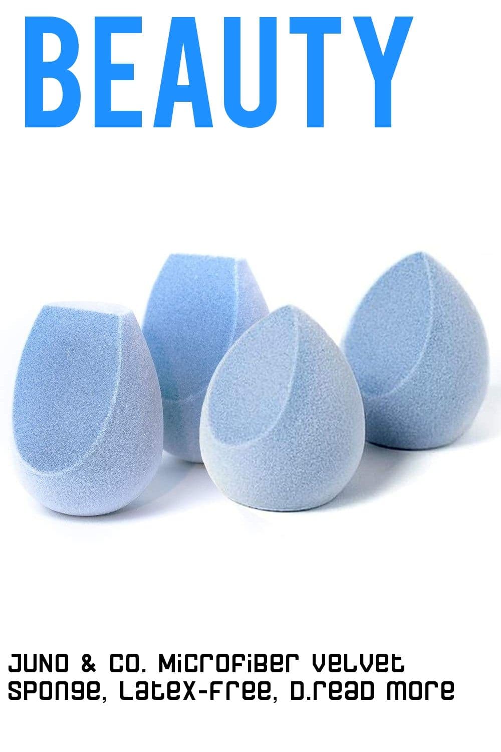 JUNO & Co. Microfiber Velvet Sponge - Flawless Makeup Blender