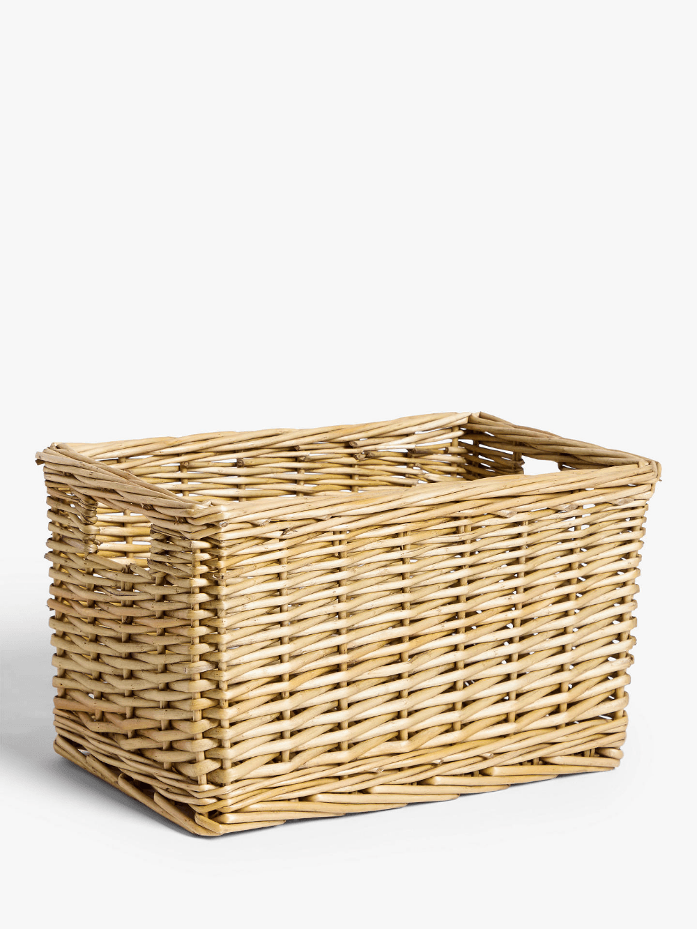 John Lewis Modern Country Wicker Storage Basket, Medium | Wicker ...