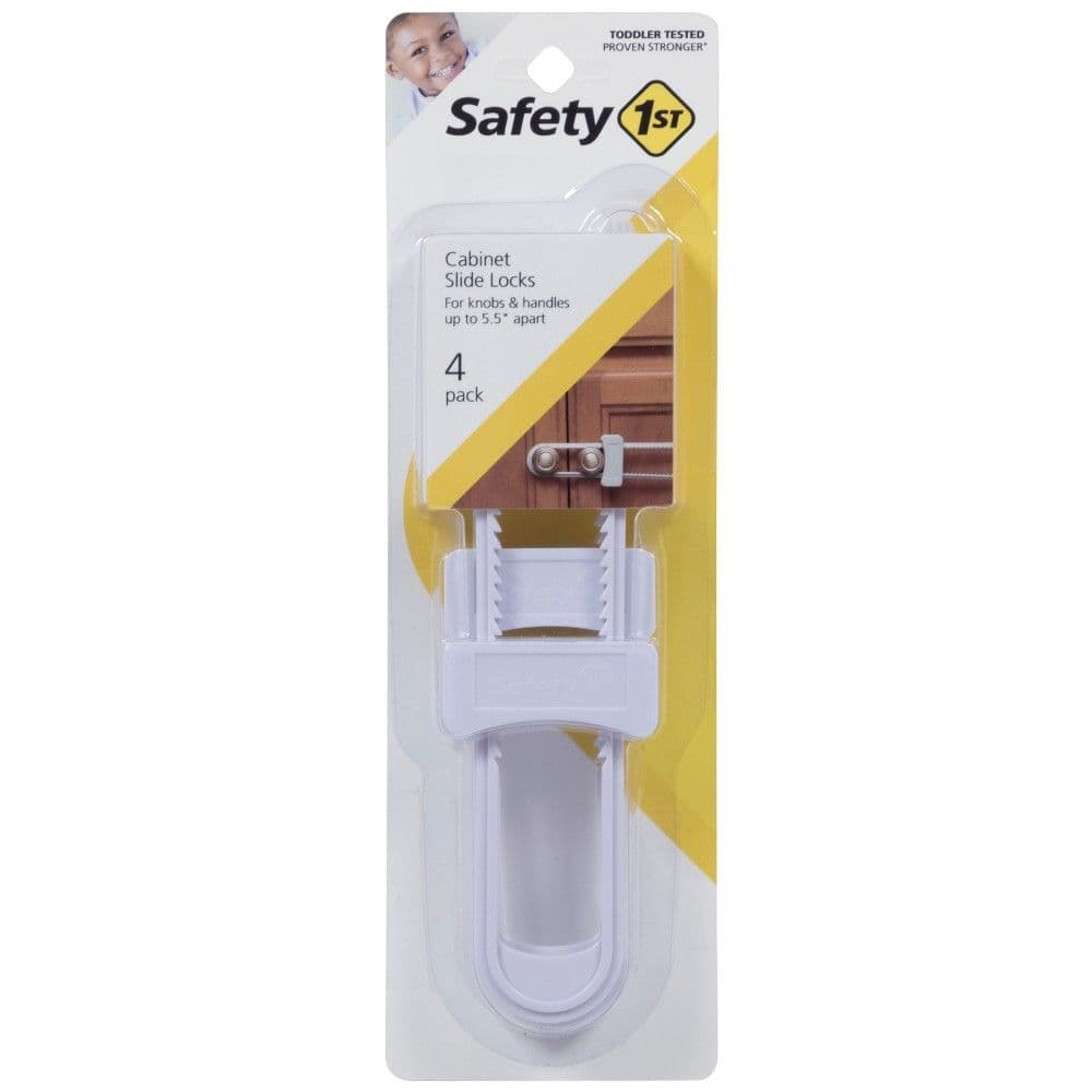Safety 1st Cabinet Slide Locks - 4pk | Cabinet slides, Slide lock, Safety