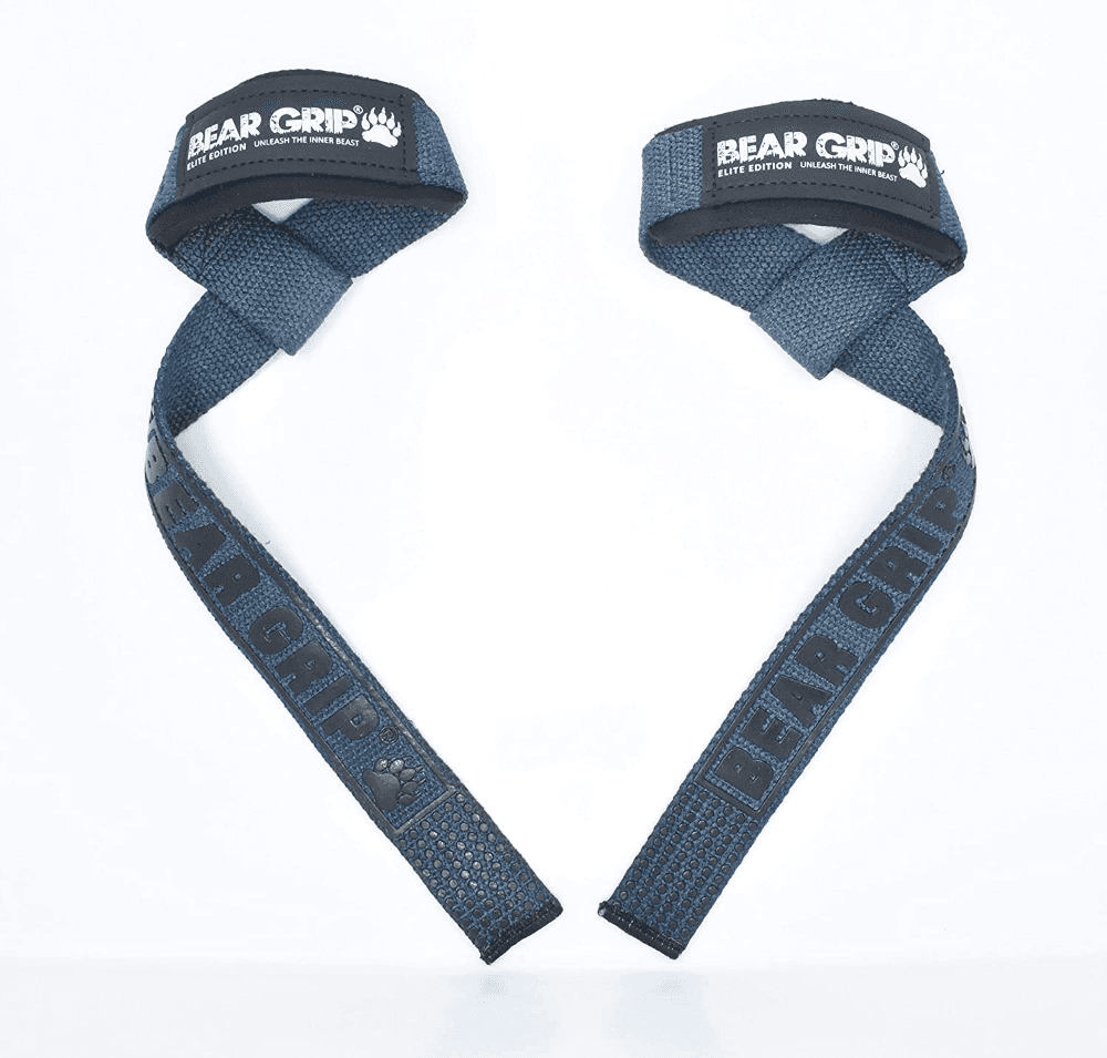 Bear grip premium heavy duty 24 weight lifting wrist wraps bodybuilding ...