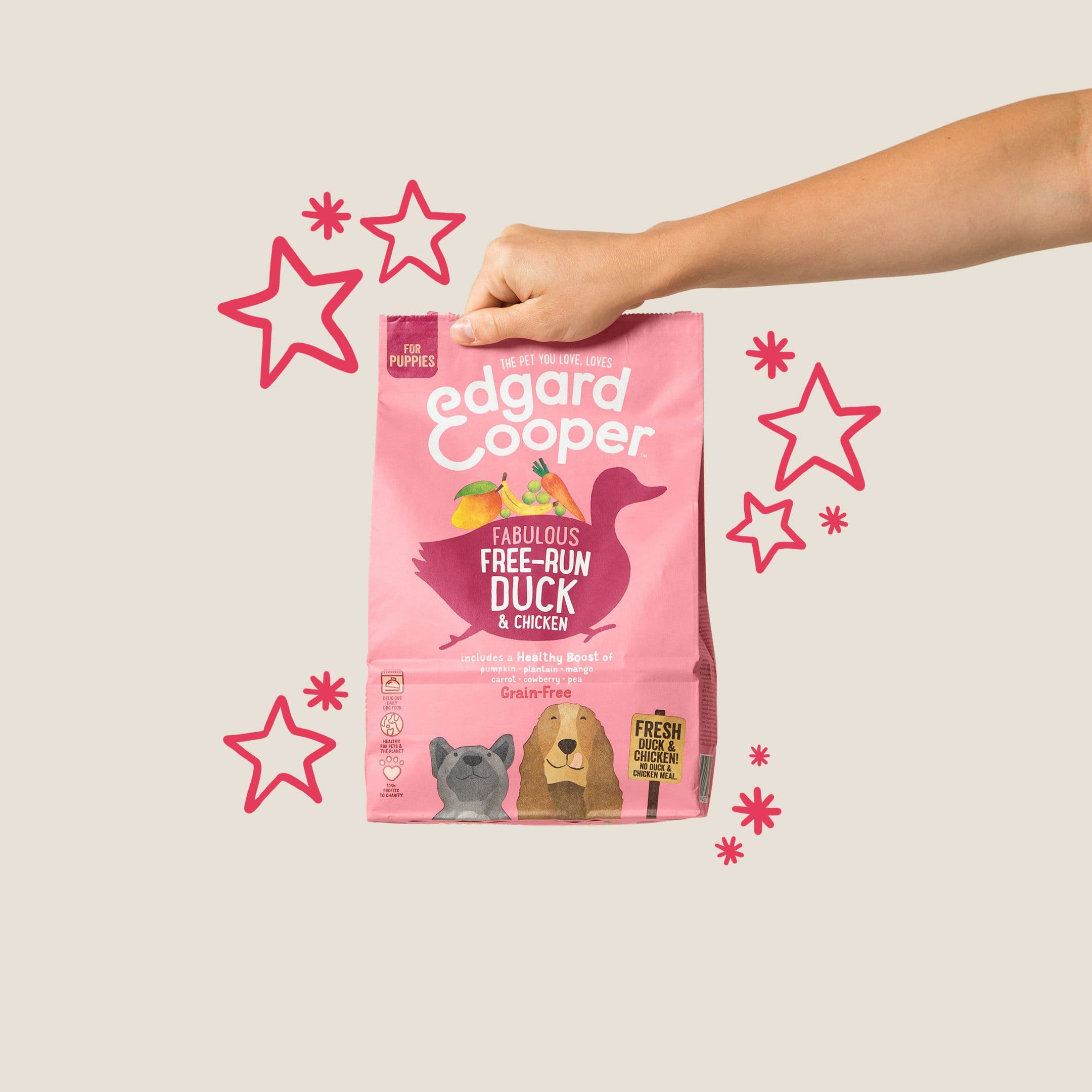 Healthy Puppy Dry Food from Edgard & Cooper (A grain free dog food ...